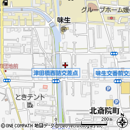 愛媛県松山市北斎院町748周辺の地図