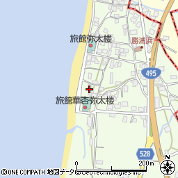 福岡県福津市勝浦519周辺の地図