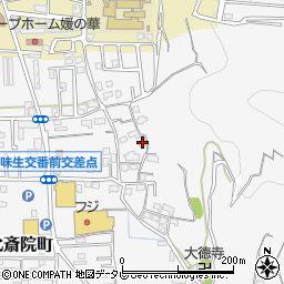 愛媛県松山市北斎院町603周辺の地図