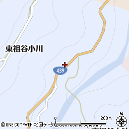 徳島県三好市東祖谷小川132周辺の地図