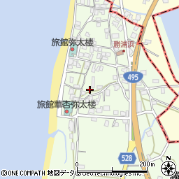 福岡県福津市勝浦508周辺の地図