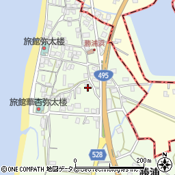 福岡県福津市勝浦555周辺の地図