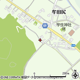 福岡県宗像市牟田尻1571周辺の地図