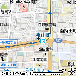 都築テクノサービス株式会社松山営業所周辺の地図