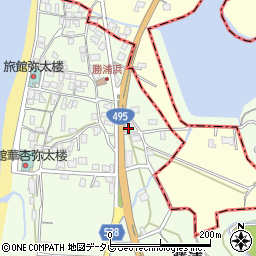 福岡県福津市勝浦349-1周辺の地図