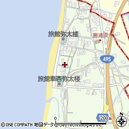 福岡県福津市勝浦502周辺の地図