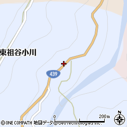 徳島県三好市東祖谷小川358周辺の地図