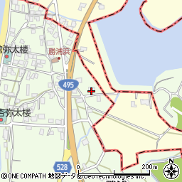 福岡県福津市勝浦352周辺の地図