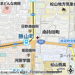 愛媛銀行本店営業部周辺の地図