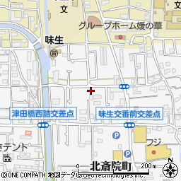 愛媛県松山市北斎院町739-5周辺の地図