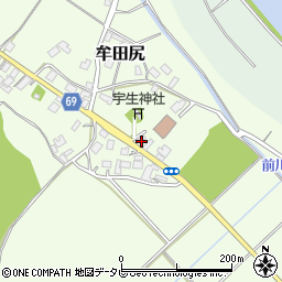 福岡県宗像市牟田尻1604周辺の地図