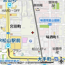 社会民主党愛媛県連合第１区支部連合松山市民相談センター周辺の地図