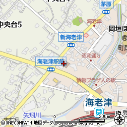 岡垣郵便局周辺の地図