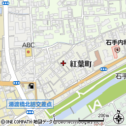 愛媛県松山市紅葉町7周辺の地図