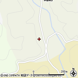 徳島県那賀町（那賀郡）馬路（原首）周辺の地図
