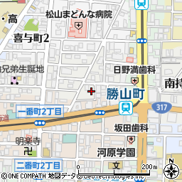 愛媛県松山市歩行町1丁目3-7周辺の地図