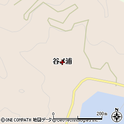徳島県阿南市椿町（谷ノ浦）周辺の地図