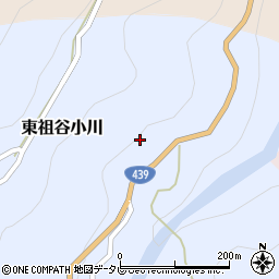 徳島県三好市東祖谷小川146周辺の地図