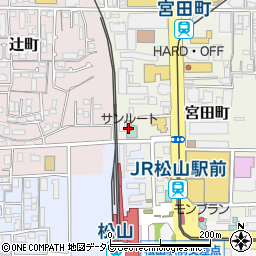 ホテル サンルート松山 創彩 子規周辺の地図