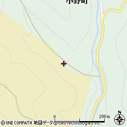 愛媛県松山市小野町周辺の地図