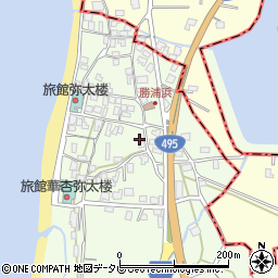 福岡県福津市勝浦554周辺の地図