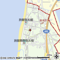 福岡県福津市勝浦473周辺の地図