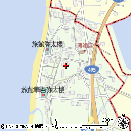 福岡県福津市勝浦468周辺の地図