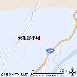 徳島県三好市東祖谷小川周辺の地図
