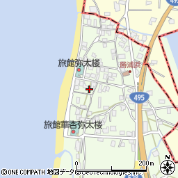 福岡県福津市勝浦475周辺の地図