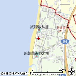 福岡県福津市勝浦482周辺の地図