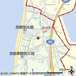 福岡県福津市勝浦550周辺の地図