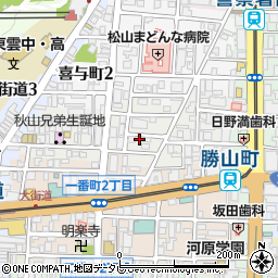 愛媛県松山市歩行町1丁目5-6周辺の地図