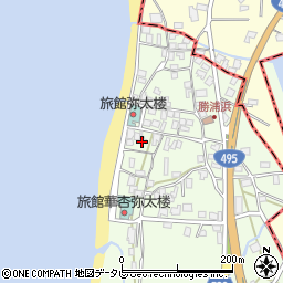 福岡県福津市勝浦477周辺の地図