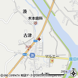 徳島県阿南市福井町大西88周辺の地図