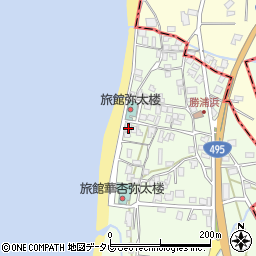 福岡県福津市勝浦481周辺の地図