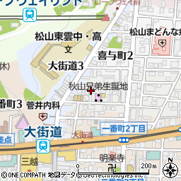 愛媛県松山市歩行町2丁目3-15周辺の地図