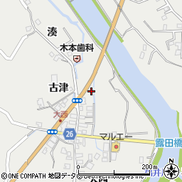 賀津美容室周辺の地図