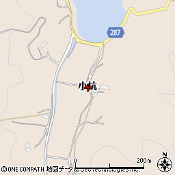 徳島県阿南市椿町（小杭）周辺の地図
