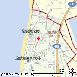 福岡県福津市勝浦464周辺の地図