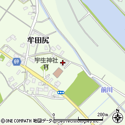 福岡県宗像市牟田尻1596周辺の地図