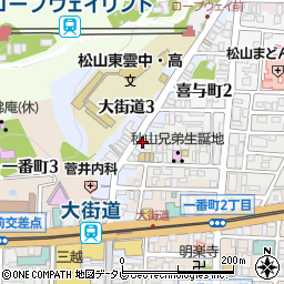山田屋まんじゅう　ロープウェイ街店周辺の地図