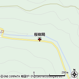 桜樹郵便局 ＡＴＭ周辺の地図