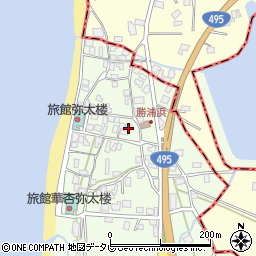 福岡県福津市勝浦551-9周辺の地図