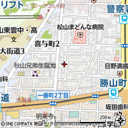 愛媛県松山市歩行町1丁目7-5周辺の地図