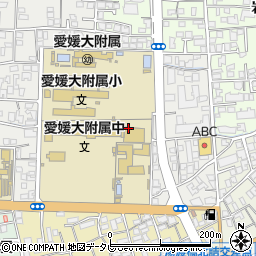 愛媛県松山市持田町1丁目周辺の地図