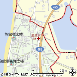 福岡県福津市勝浦377-2周辺の地図