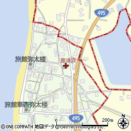 福岡県福津市勝浦378周辺の地図