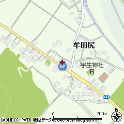 福岡県宗像市牟田尻1587周辺の地図
