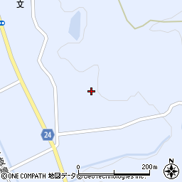 徳島県阿南市新野町宮前周辺の地図