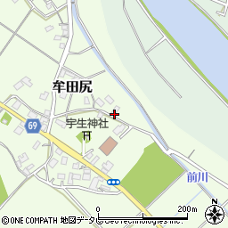 福岡県宗像市牟田尻1616周辺の地図